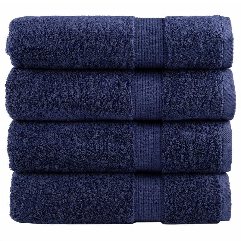 Washandjes Solund 2 Pcs Katoen Marineblauw