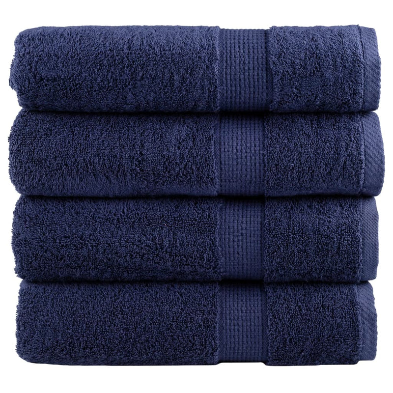 Washandjes Solund 2 Pcs Katoen Marineblauw