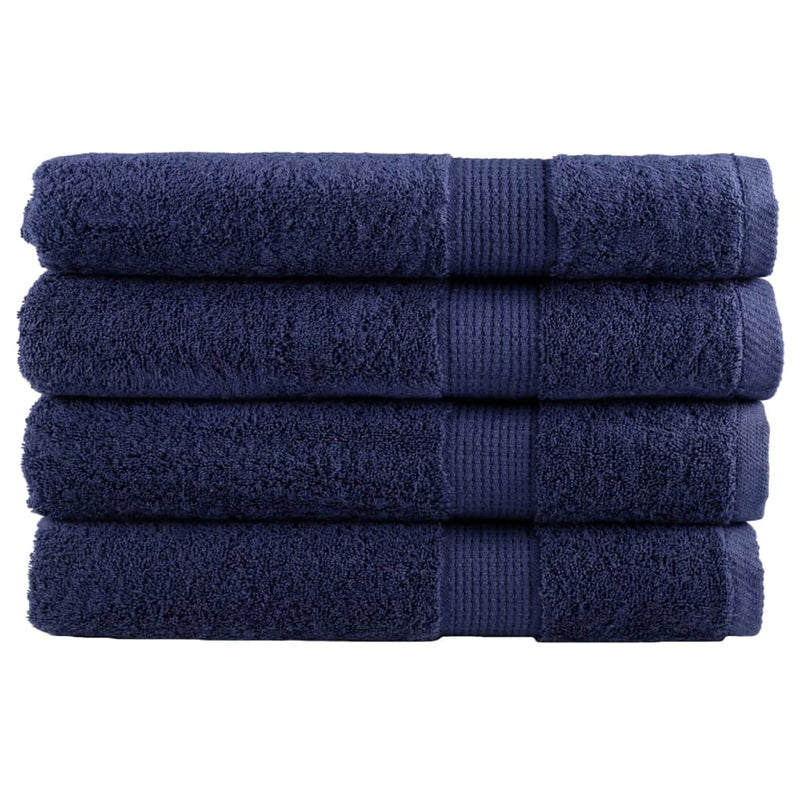 Washandjes Solund 2 Pcs Katoen Marineblauw
