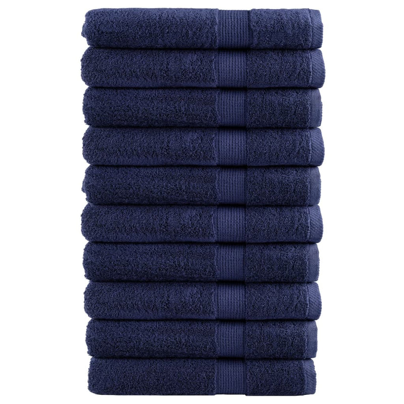 Washandjes Solund 2 Pcs Katoen Marineblauw