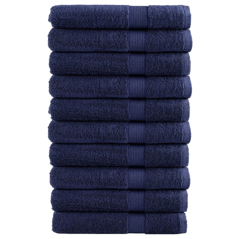 Washandjes Solund 2 Pcs Katoen Marineblauw