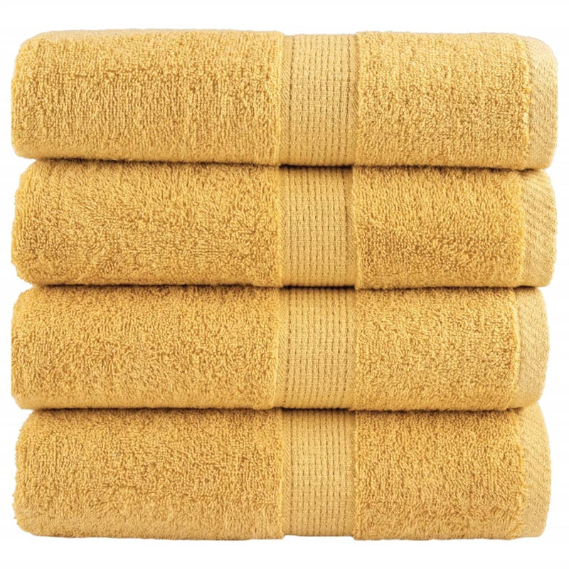 Washandjes Solund 2 Pcs Katoen Goud