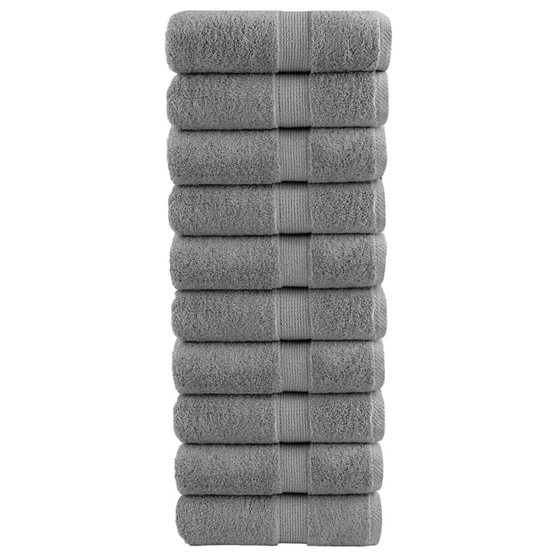 Washandjes Solund 2 Pcs Katoen Grijs