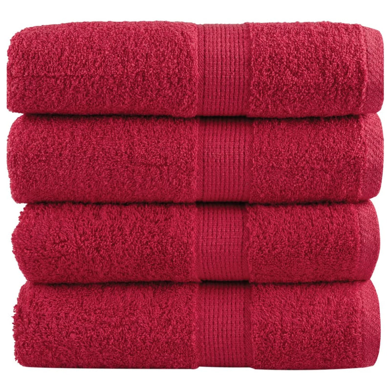 Handdoeken Solund 600 G/M² Rood