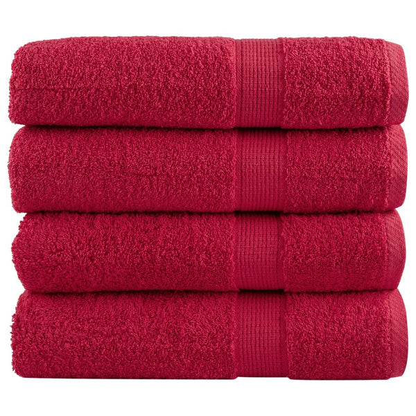 Handdoeken Solund 600 G/M² Rood