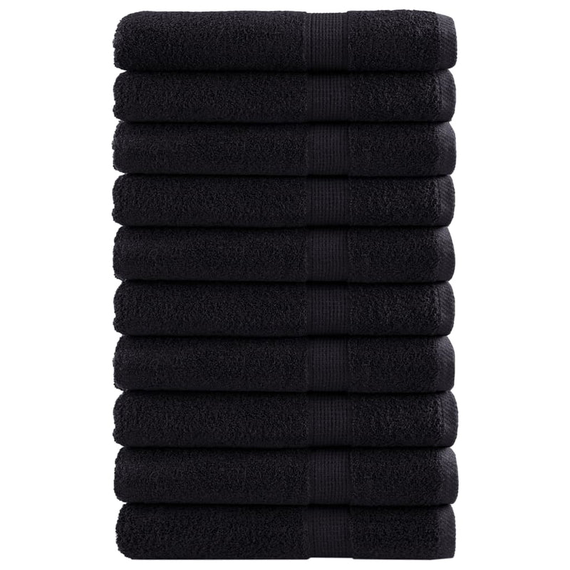 600 Gsm Gastendoeken Solund 50 Pcs Katoen Zwart