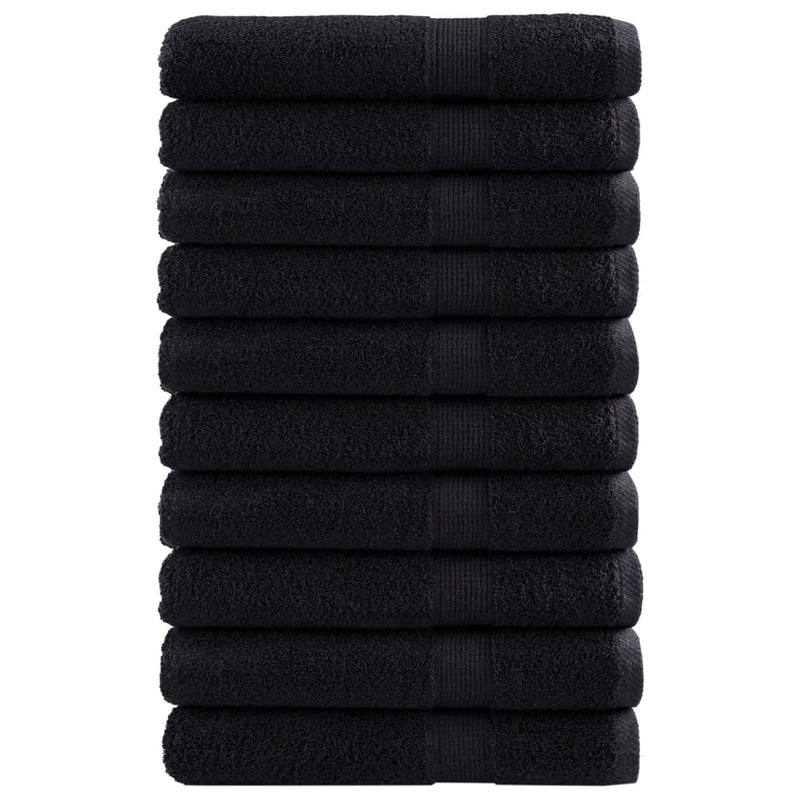 600 Gsm Gastendoeken Solund 50 Pcs Katoen Zwart