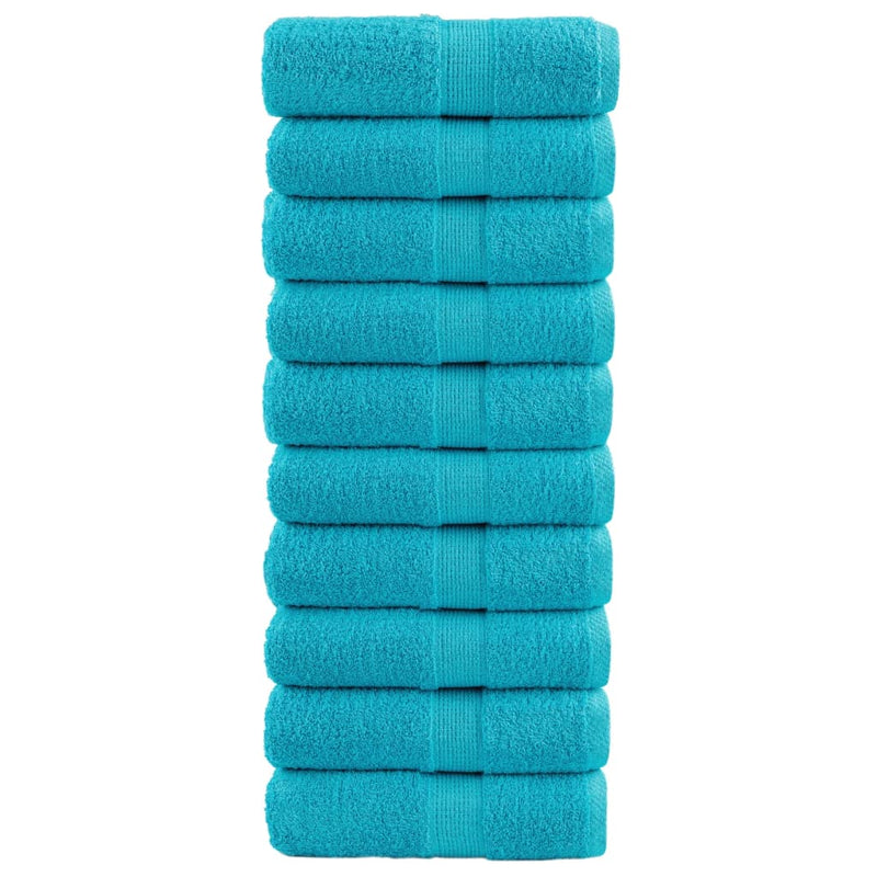 Washandjes Solund 2 Pcs Katoen Turquoise