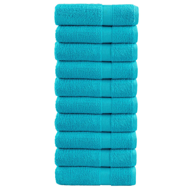 Washandjes Solund 2 Pcs Katoen Turquoise