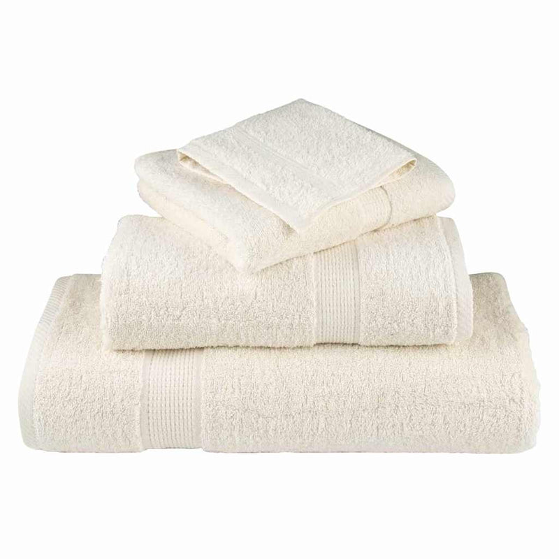 Washandjes Solund 2 Pcs Katoen Crème