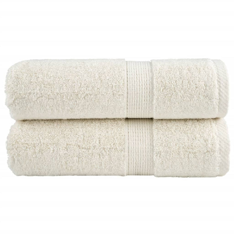 Washandjes Solund 2 Pcs Katoen Crème