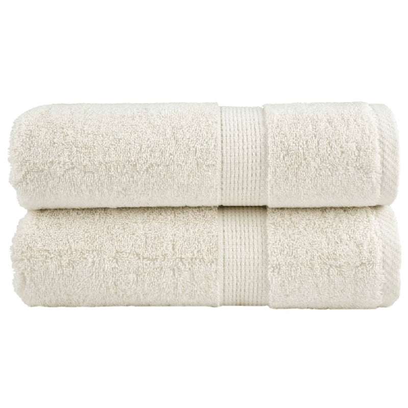 Washandjes Solund 2 Pcs Katoen Crème