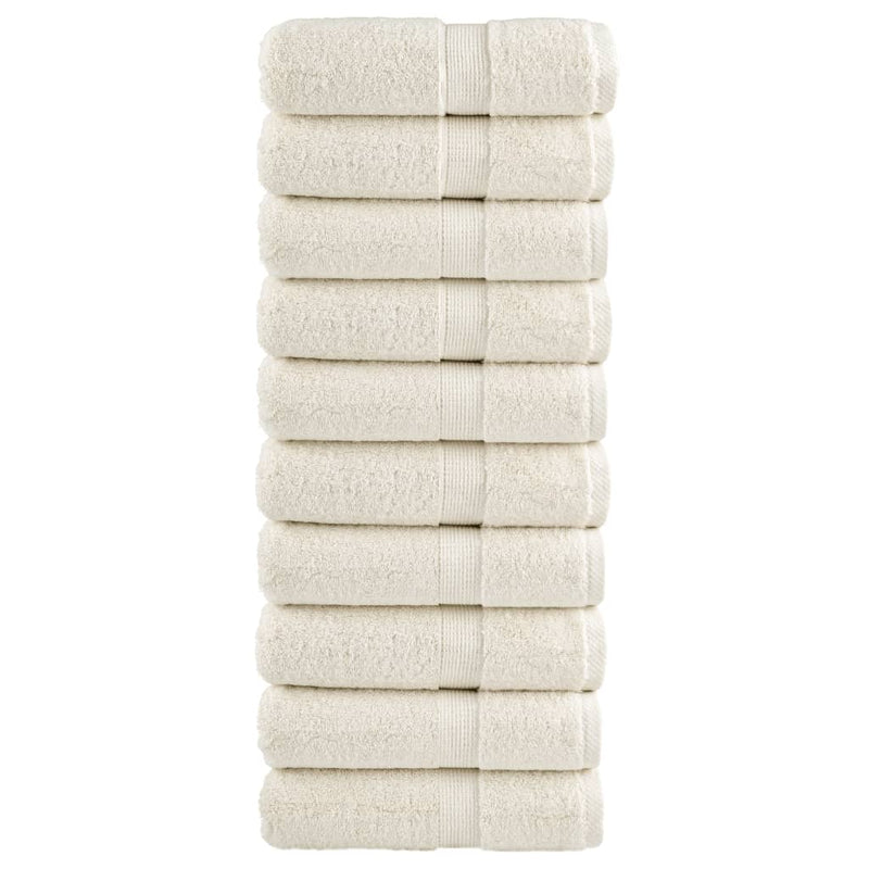 Washandjes Solund 2 Pcs Katoen Crème