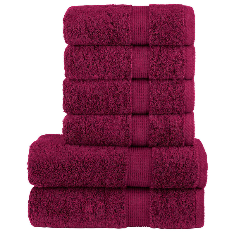 6-Delige Handdoekenset Solund 600 G/M²