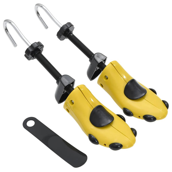 Schoenspanners Met Schoenlepel Eu Kunststof Geel