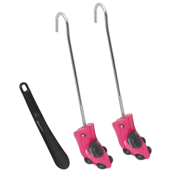 Schoenspanners Met Schoenlepel Eu Kunststof Roze