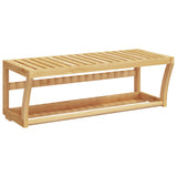 Handdoekenrek Wandgemonteerd 60X25X20 Cm Bamboe Sonoma Eiken