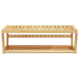 Handdoekenrek Wandgemonteerd 60X25X20 Cm Bamboe Sonoma Eiken