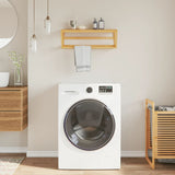 Handdoekenrek Wandgemonteerd 60X25X20 Cm Bamboe Sonoma Eiken