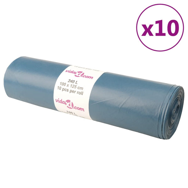 Vuilniszakken 100 St Blauw
