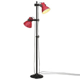 Vloerlamp Met 2 Lampenkappen E27 Gietijzer Kleurig