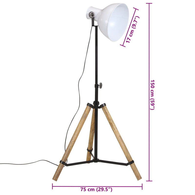 Vloerlamp 25 W E27 75X75X90-150 Cm