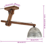 Plafondlamp 25 W E27 105X30X65-108 Cm Vintage Kleurig
