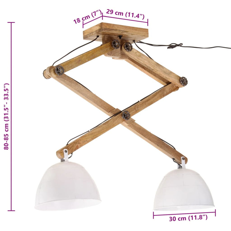 Plafondlamp 25 W E27 29X18X85 Cm
