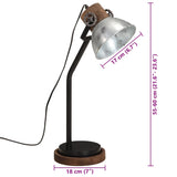 Bureaulamp 25 W E27 18X18X60 Cm Vintage Kleurig