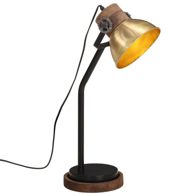 Bureaulamp 25 W E27 18X18X60 Cm Vintage Kleurig