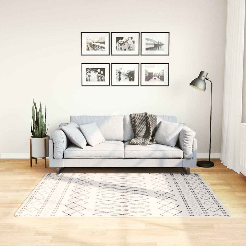 Vloerkleed Wasbaar Anti-Slip En Wit En Zwart