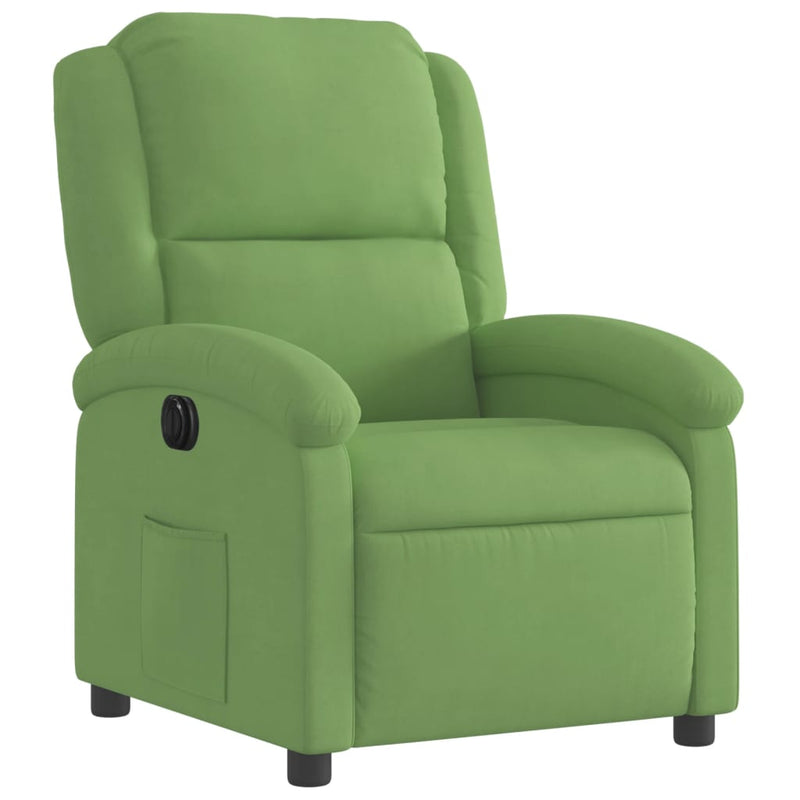 Fauteuil Fluweel Lichtgroen