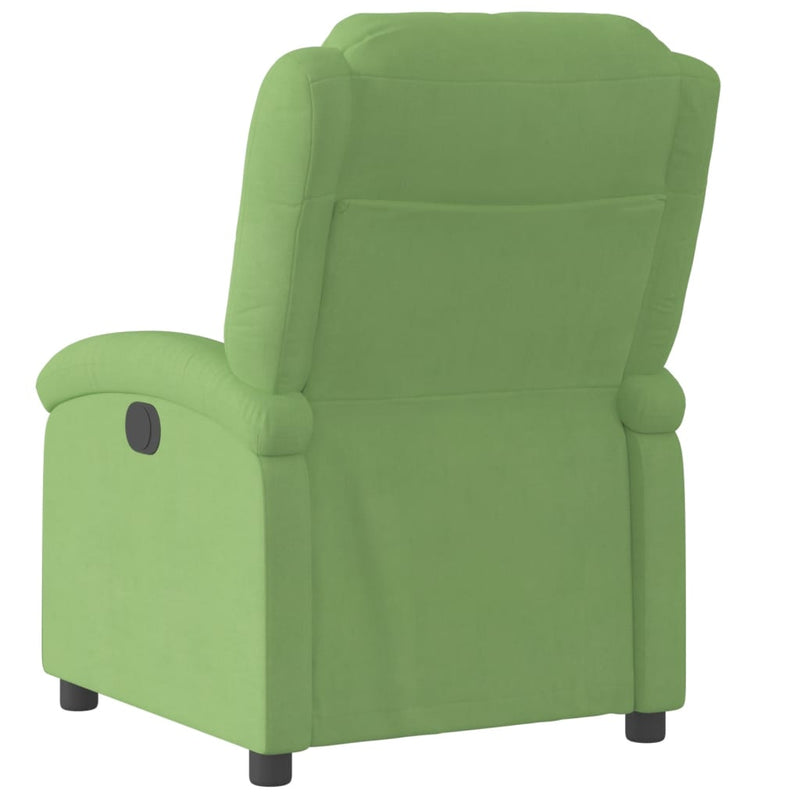 Fauteuil Fluweel Lichtgroen