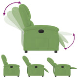 Fauteuil Fluweel Lichtgroen