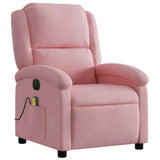 Massagestoel Fluweel Roze
