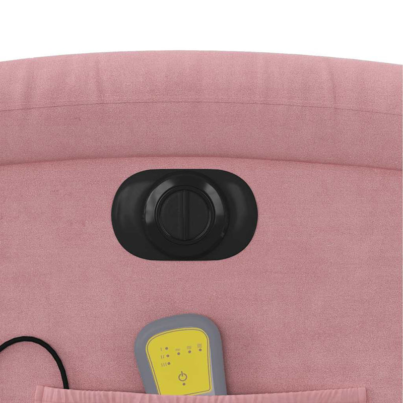 Massagestoel Fluweel Roze