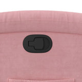 Sta-Op-Stoel Verstelbaar Fluweel Roze