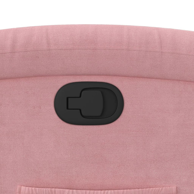 Sta-Op-Stoel Verstelbaar Fluweel Roze