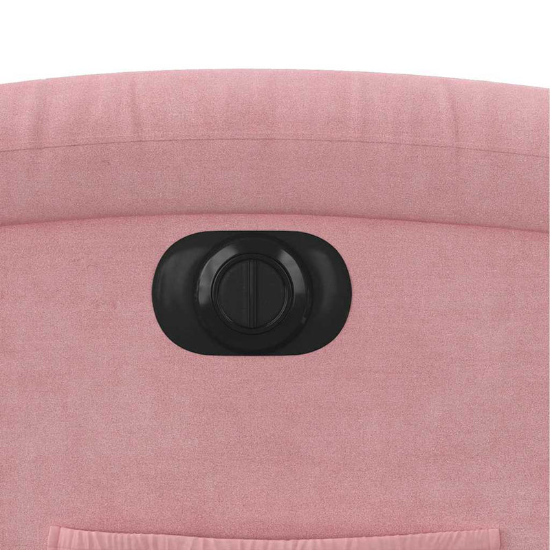 Sta-Op-Stoel Fluweel Roze