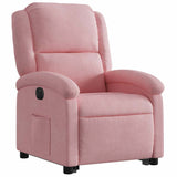 Sta-Op-Stoel Fluweel Roze