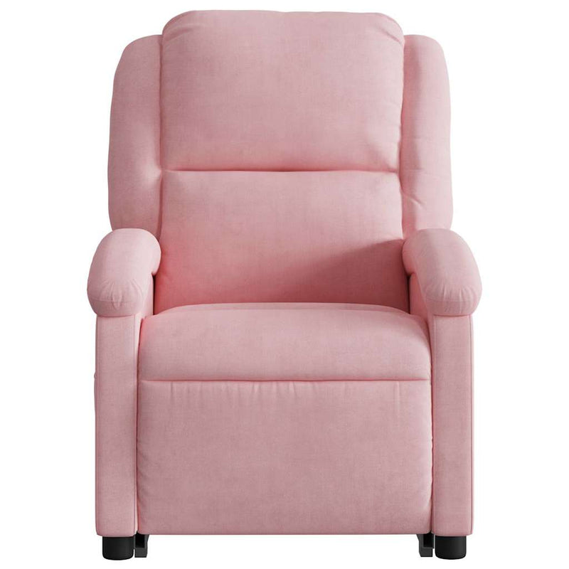 Sta-Op-Stoel Fluweel Roze