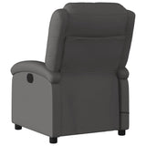 Massagestoel Van Echt Leer, Grijs