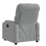 Massagestoel Met Lichtgrijze Stof