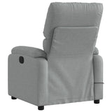 Massagestoel Met Lichtgrijze Stof