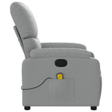 Massagestoel Met Lichtgrijze Stof
