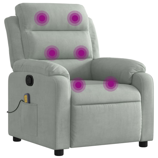 Massagestoel Fluweel