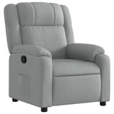 Relaxfauteuil Lichtgrijze Stof Lichtgrijs
