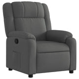 Relaxfauteuil Donkergrijze Stof Donkergrijs