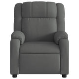 Relaxfauteuil Donkergrijze Stof Donkergrijs