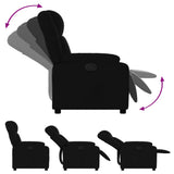 Relaxfauteuil E Stof Zwart